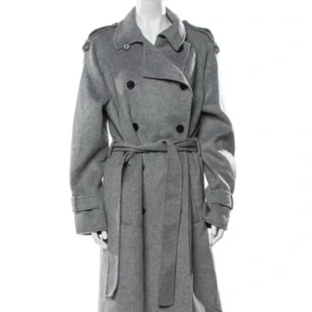 Women's Gray Trench Coat